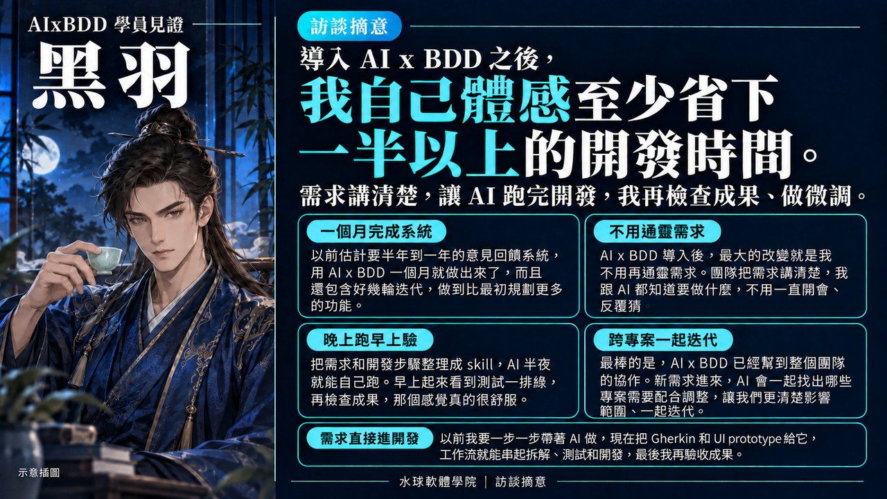 學員見證：黑羽
